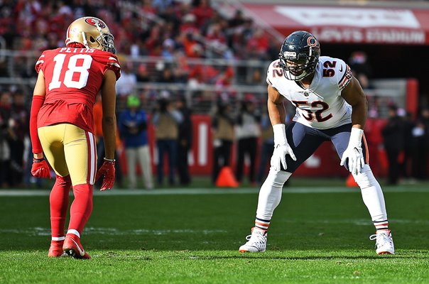 Khalil Mack Chicago Bears v Dante Pettis San Francisco 49ers 2018