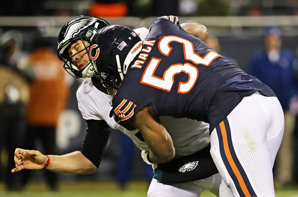 Khalil Mack Chicago Bears sacks Nick Foles Philadelphia 2019