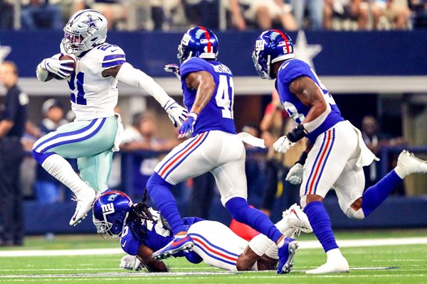 Running back Ezekiel Elliott New York Giants v Dallas Cowboys 2019