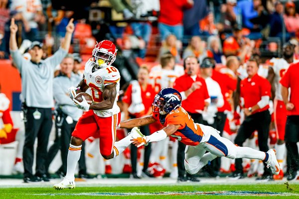 Tyreek Hill Kansas City Chiefs Touchdown v Denver Broncos 2019