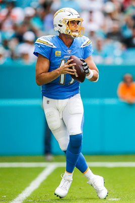 Philip Rivers Los Angeles Chargers quarterback v Miami Dolphins 2019