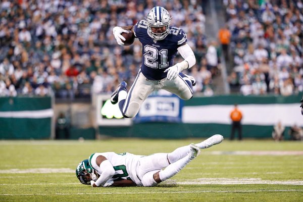 Ezekiel Elliott Dallas Cowboys Running Back v New York Jets 2019