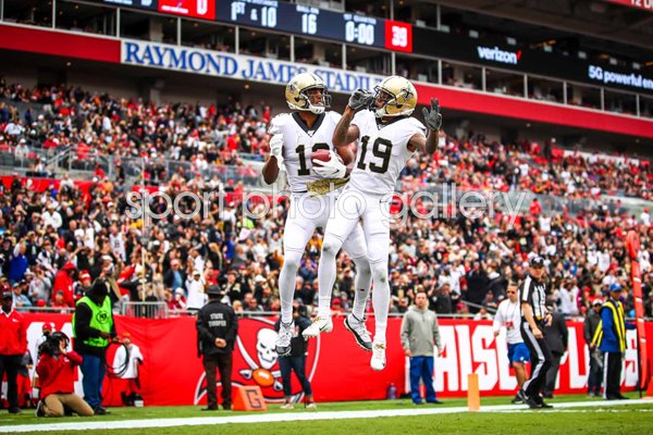 Ted Ginn & Michael Thomas New Orleans Saints v Tampa Bay 2019