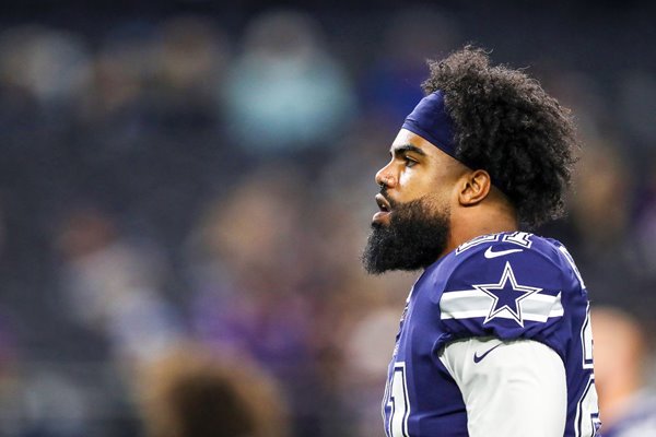 Ezekiel Elliott Dallas Cowboys v Minnesota Vikings Arlington 2019