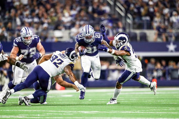 Ezekiel Elliott Dallas Cowboys Running Back v Los Angeles Rams 2019