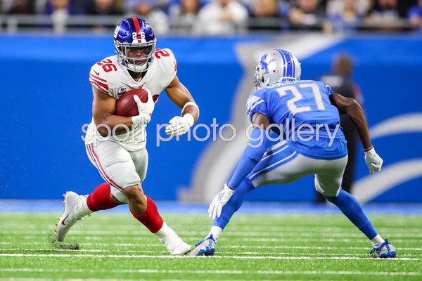 Saquon Barkley New York Giants running back v Detroit Lions 2019
