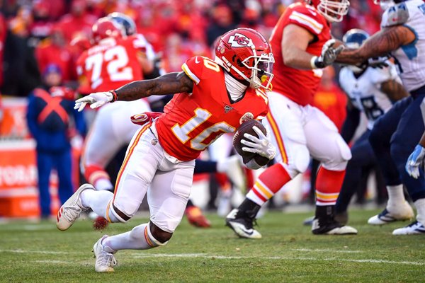 Tyreek Hill Kansas City Chiefs AFC Championship Game 2020