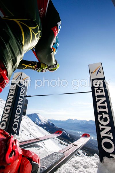 Mikaela Shiffrin USA Downhill Start Gate Lake Louise Canada 2019