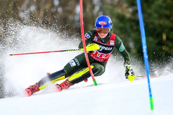 Mikaela Shiffrin USA Alpine Ski World Cup Slalom Zagreb 2020