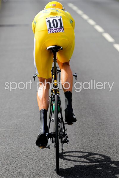 Bradley Wiggins Time Trial action 2012