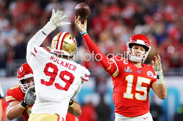Patrick Mahomes Kansas City Chiefs Quarterback Super Bowl Miami 2020