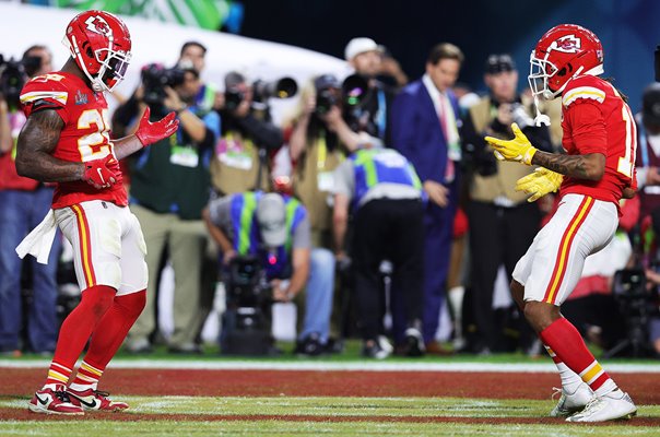 Damien Williams Kansas City Chiefs Touchdown Celebration Super Bowl 2020