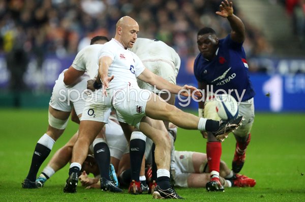 Willie Heinz England scrum half v France Six Nations Paris 2020