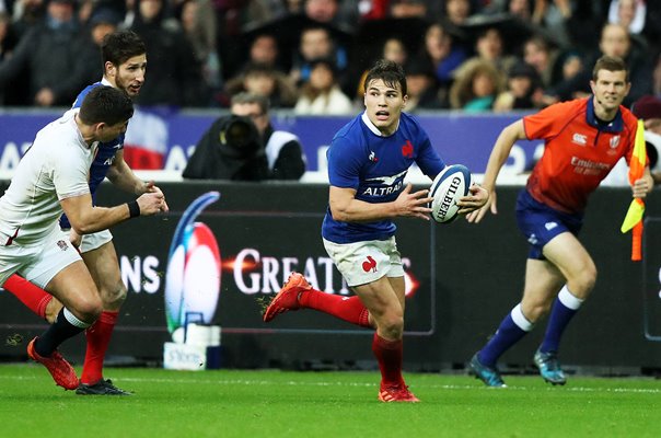 Antoine Dupont  France v England Paris Six Nations 2020