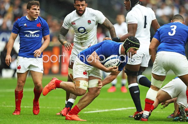 Gregory Alldritt France v England Paris Six Nations 2020