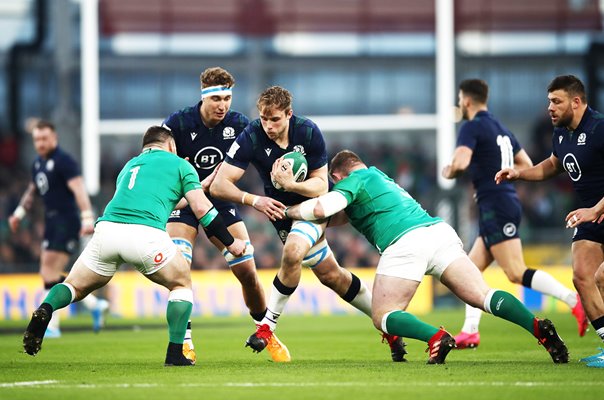 Jonny Gray Scotland v Ireland Six Nations Dublin 2020