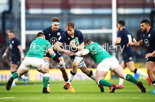 Jonny Gray Scotland v Ireland Six Nations Dublin 2020