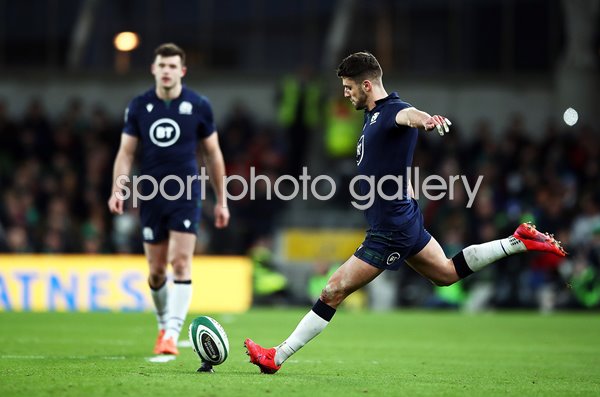 Adam Hastings Scotland v Ireland Six Nations Dublin 2020