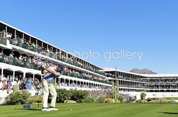 Matt Kuchar USA 16th Tee TPC Scottsdale Phoenix Open 2020