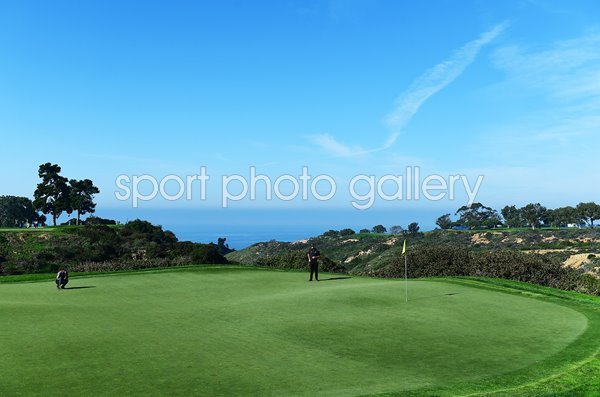 Tiger Woods 12th Green Torrey Pines North Course 2020