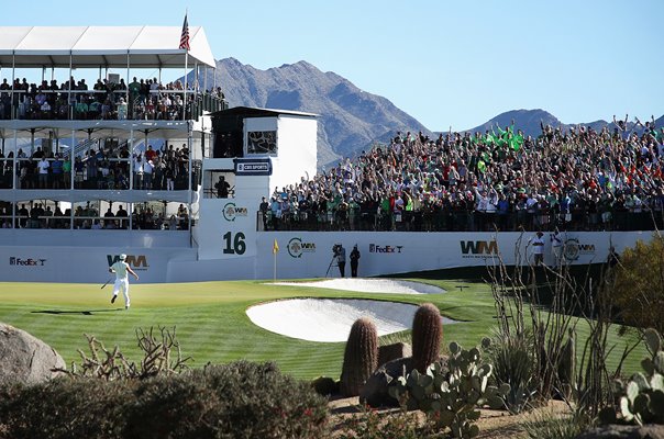 Bryson DeChambeau USA Phoenix Open 16th Hole TPC Scottsdale 2020