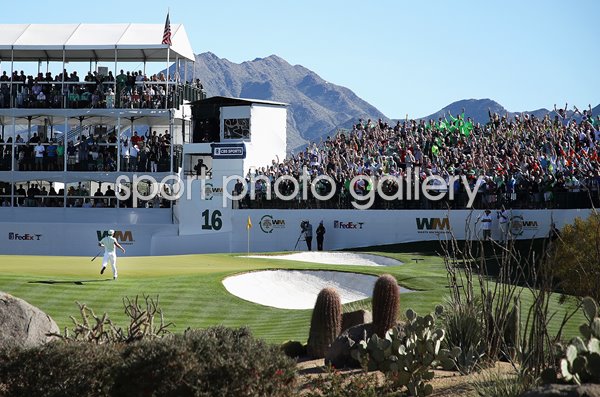 Bryson DeChambeau USA Phoenix Open 16th Hole TPC Scottsdale 2020