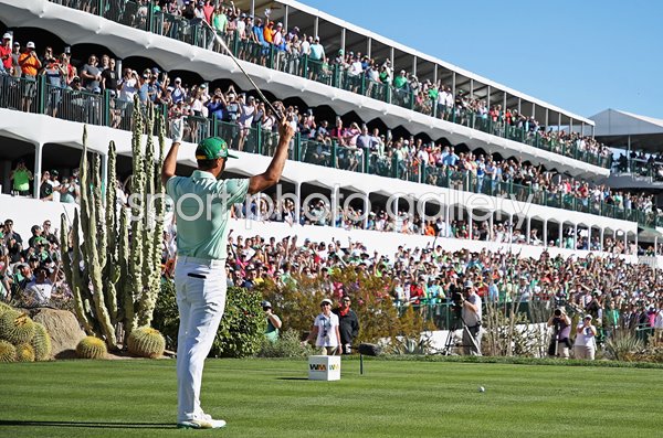 Rickie Fowler USA Phoenix Open 16th Tee TPC Scottsdale 2020