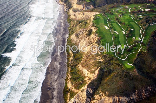 Torrey Pines South Course Overhead View La Jolla California