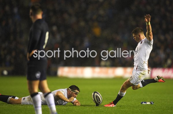 Owen Farrell & Jamie George England v Scotland Six Nations 2020