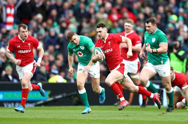 Tomos Williams Wales scores v Ireland Dublin Six Nations 2020