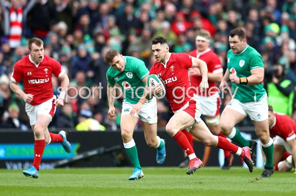 Tomos Williams Wales scores v Ireland Dublin Six Nations 2020