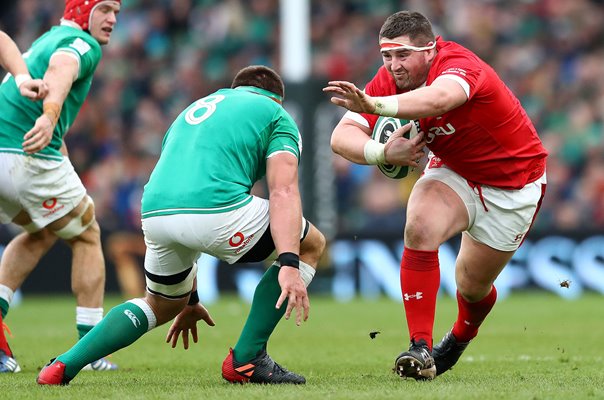 Wyn Jones Wales v CJ Stander Ireland Dublin Six Nations 2020