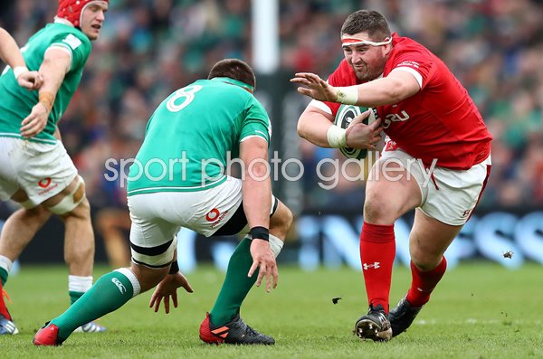 Wyn Jones Wales v CJ Stander Ireland Dublin Six Nations 2020