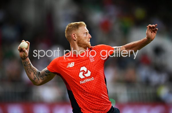 Ben Stokes England fielding v South Africa T20 Durban 2020