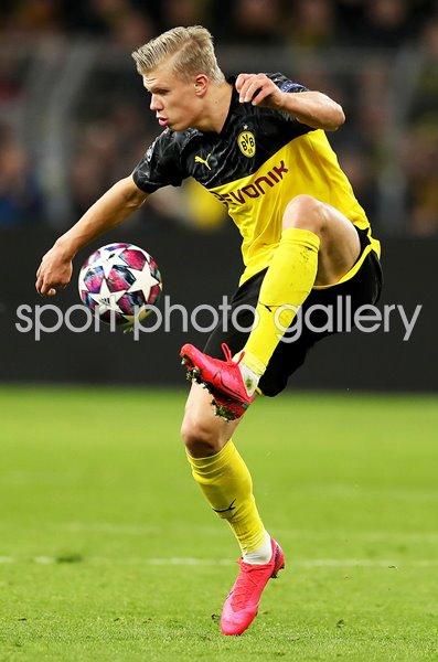 Erling Haaland Dortmund v PSG Champions League 2020
