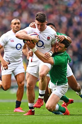 Tom Curry England v Robbie Henshaw Ireland 6 Nations 2020