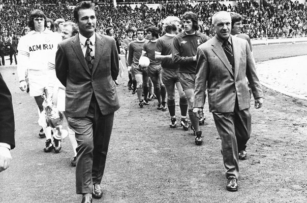 Brian Clough & Bill Shankly Charity Shield Wembley 1974