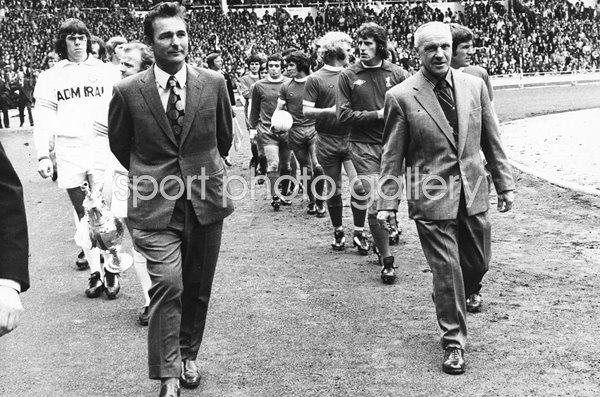 Brian Clough & Bill Shankly Charity Shield Wembley 1974