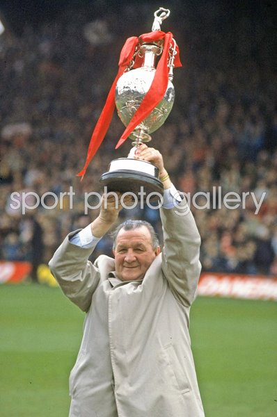 Bob Paisley Liverpool Manager League One Trophy Anfield 1983
