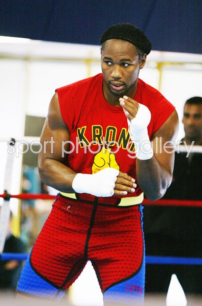 Lennos Lewis workout Mike Tyson Fight Memphis 2002