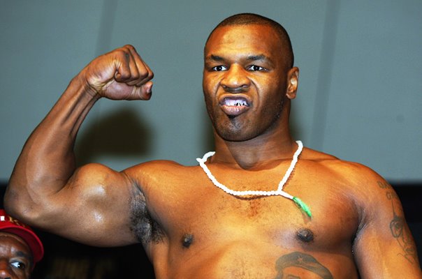 Mike Tyson USA Weigh-In Lennox Lewis Fight Memphis 2002