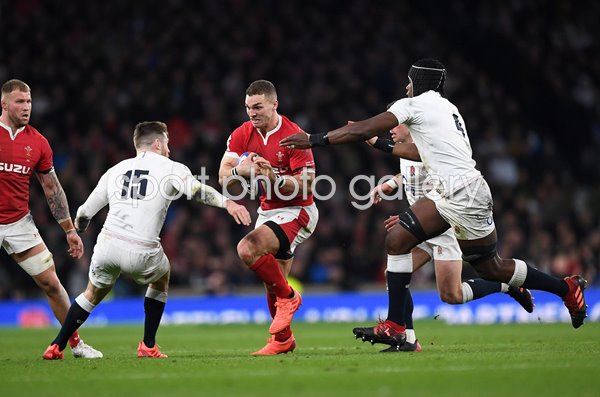 George North Wales v England Twickenham Six Nations 2020