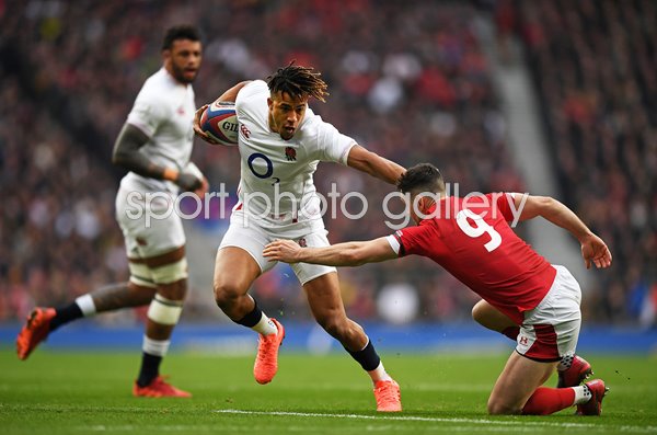 Anthony Watson England scores v Wales Six Nations 2020