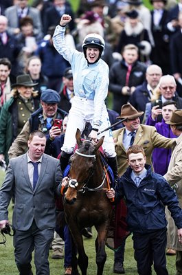 Rachael Blackmore riding Honeysuckle Champion Day Cheltenham 2020