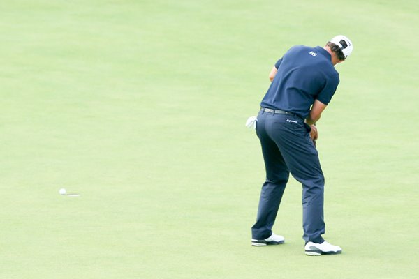 Adam Scott missed putt 18th Lytham 2012