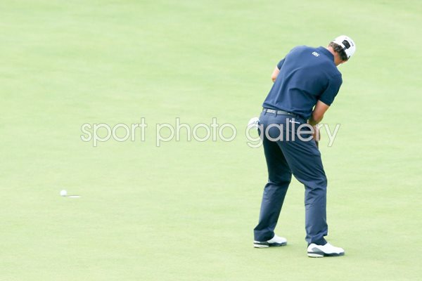 Adam Scott missed putt 18th Lytham 2012