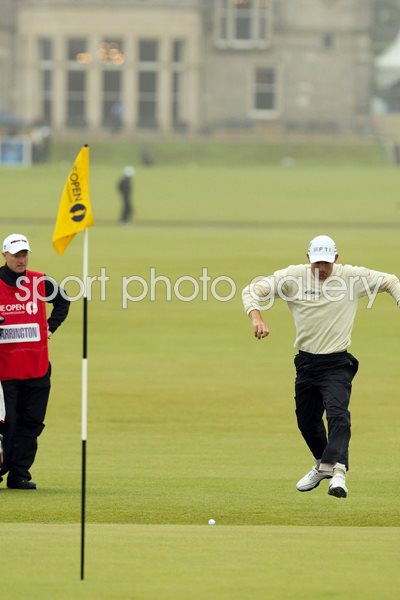 Jumpy start for Padraig Harrington - 1st Hole Round 1