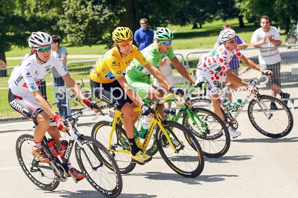 Classification winners Tour de France 2012