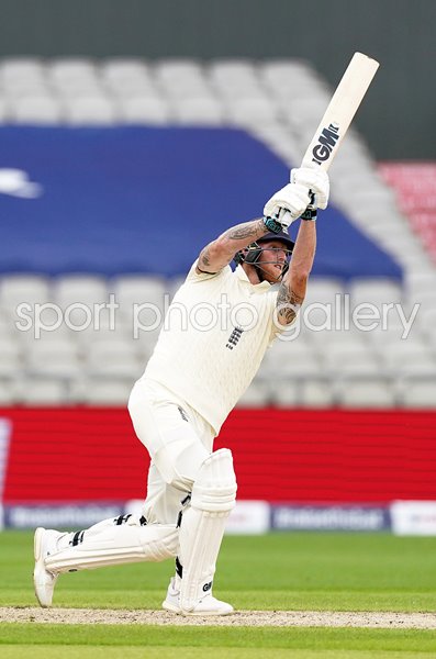 Ben Stokes England charges v West Indies Old Trafford 2020