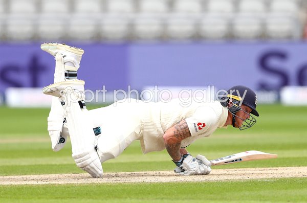 Ben Stokes England slips v West Indies Old Trafford 2020